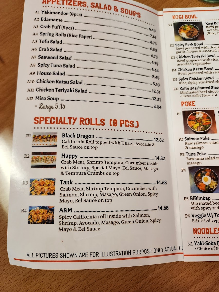 Kogibowl Sushi Bar Menu - Image 5